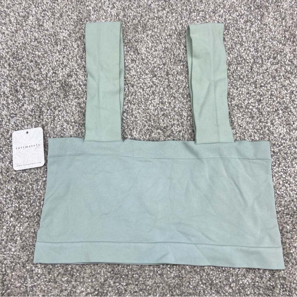 Free People Intimately Cropped Top Wide Strap Mermaids Tail Medium / Large M/L